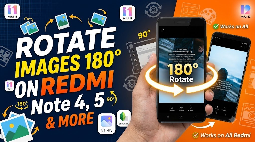 image rotation xiaomi redmi note 4 5