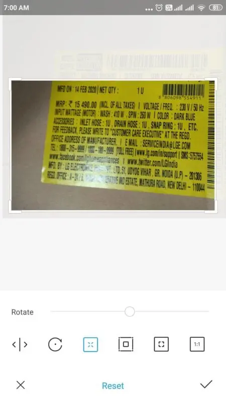 rotate 180 degree redmi phone