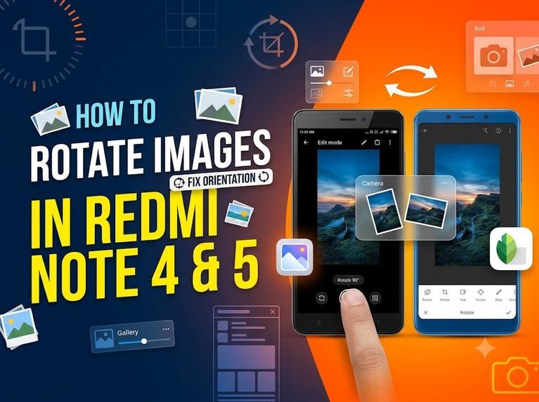 How to Rotate Image in Redmi Note 4 and 5 – 3 Simple Steps