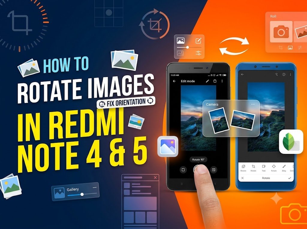 rotate image redmi note 4 5