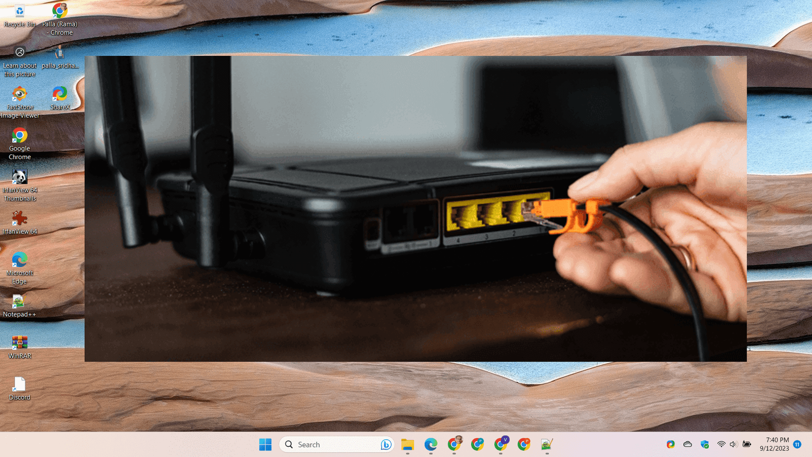 router connection